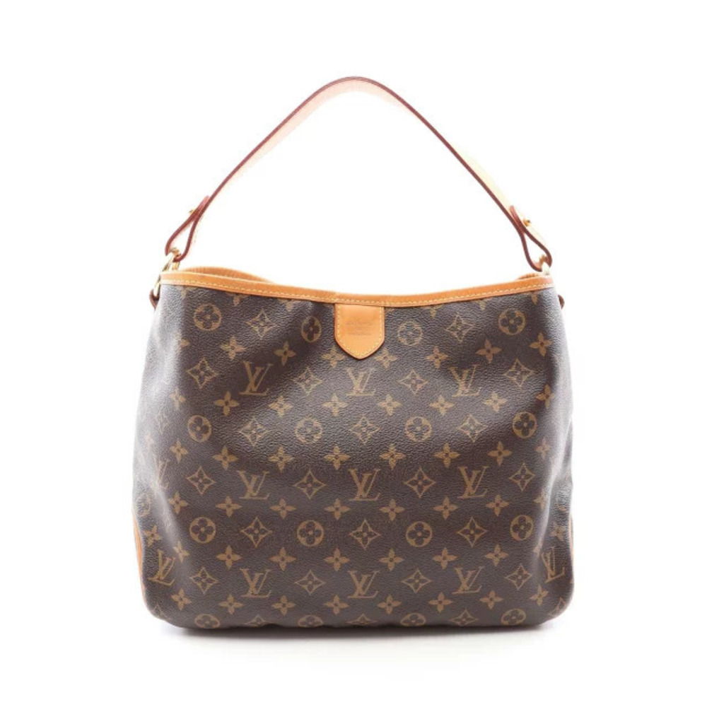 Louis Vuitton Delightful Shoulder Bag Canvas Leather Monogram Brown